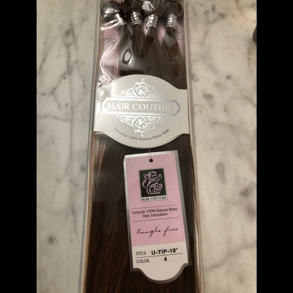 Other - Hair Couture 100% human hair U tip 18” extensions
